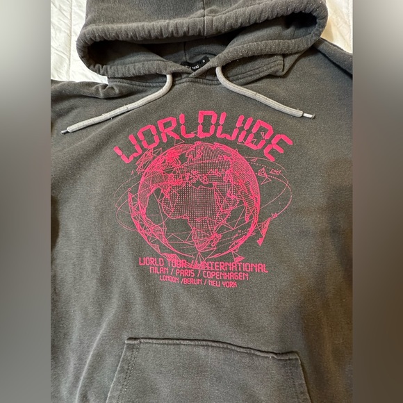 Grey/Pink Hoodie - Size S - Pretty Little Thing - Picture 5 of 12